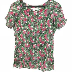 Boden Summer Floral Blouse/Top Size 6